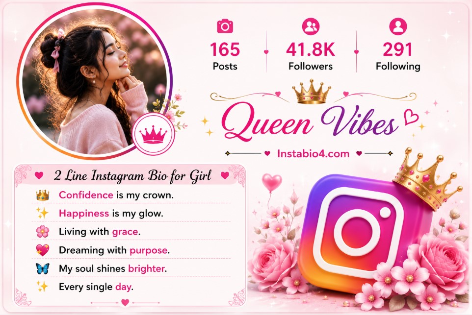 2 line bio for Instagram for girl