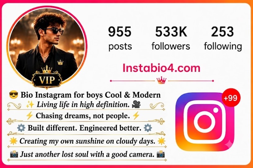 Bio for Instagram for boys
