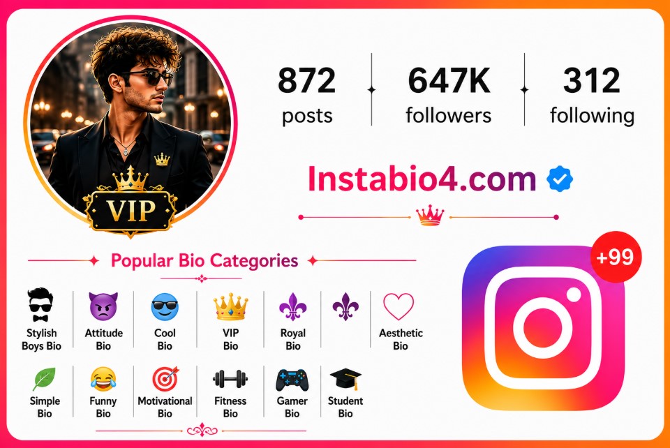 Bio for Instagram for boys