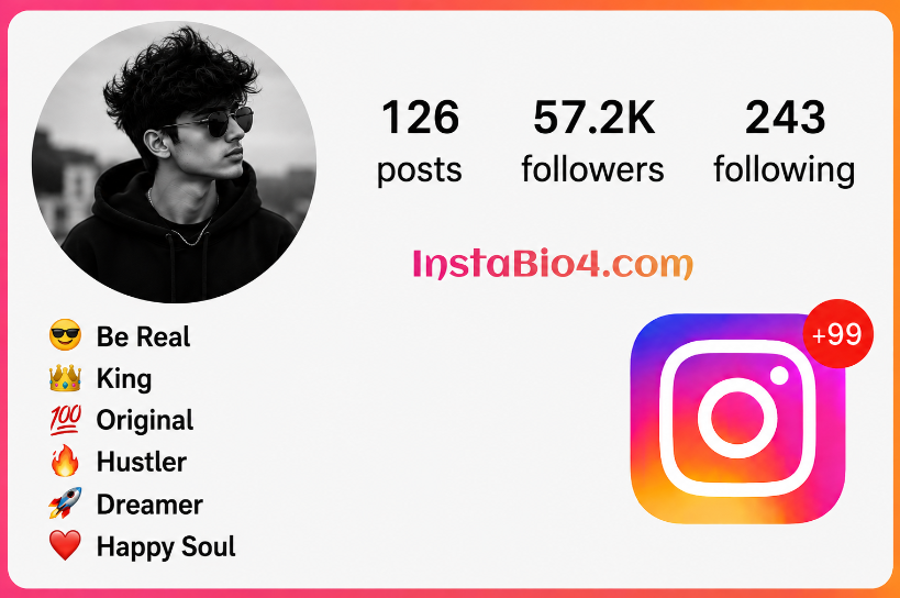Instagram bio for boys