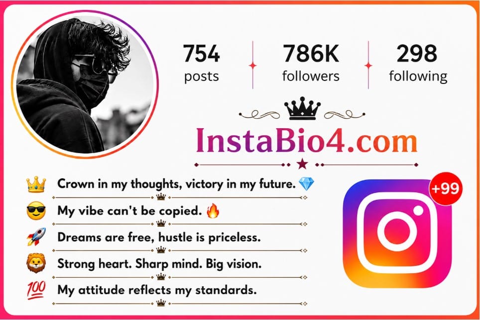 Instagram VIP Bio for Boy