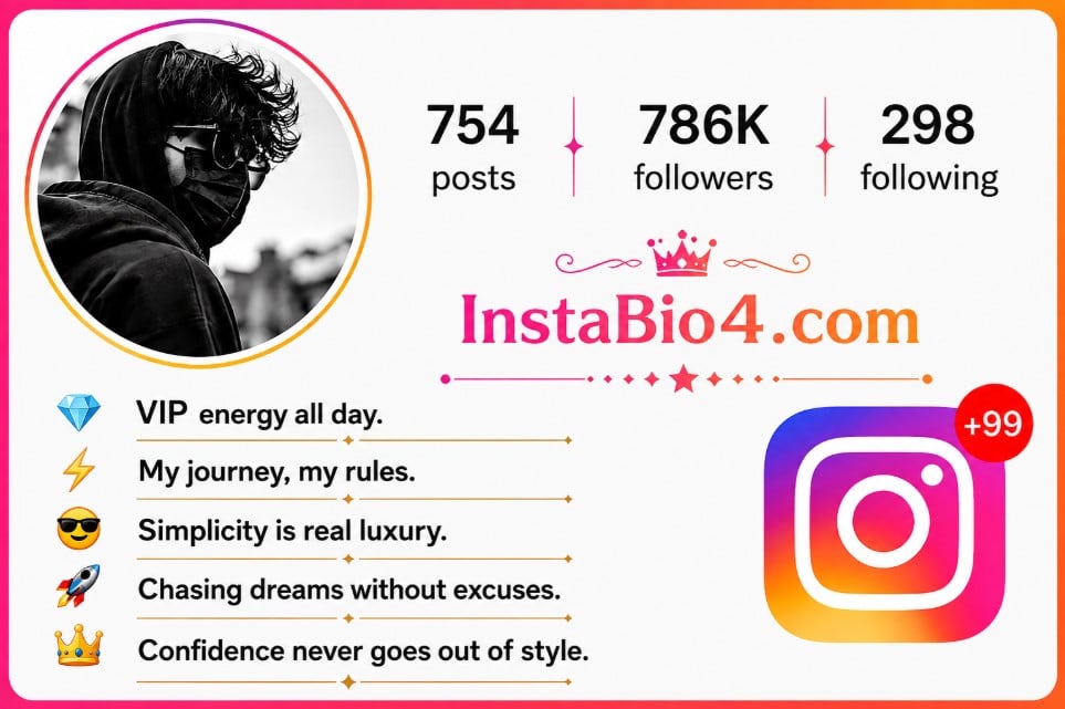 Instagram VIP Bio for Boy