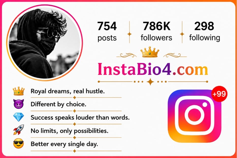 Instagram VIP Bio for Boy
