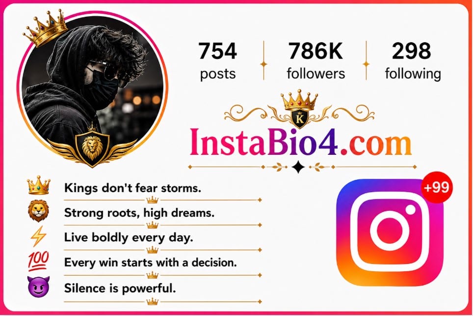 Instagram VIP Bio for Boy